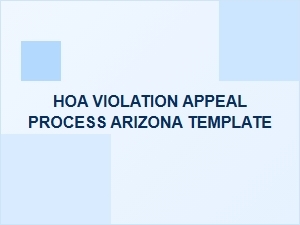 How to Appeal an Hoa Violation in Arizona